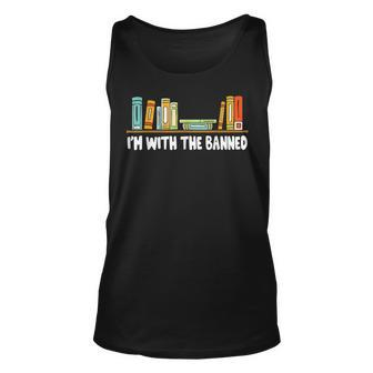 Im With The Banned Books I Read Banned Books Lovers Unisex Tank Top | Mazezy UK