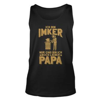 Imker Papa Unisex TankTop - Herren Bienen Liebe & Vaterfreude - Seseable