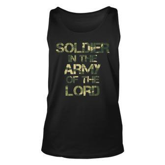Inspirational - Soldier In The Army Of The Lord Unisex Tank Top - Seseable