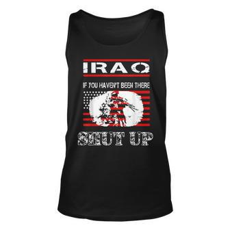 Iraq T Veteran Soldier Military Desert Shield Unisex Tank Top | Seseable CA