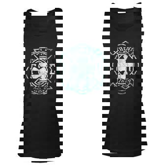 Ireland Fire Department Irish Firefighter Men Women Tank Top Graphic Print Unisex - Thegiftio UK