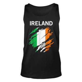 Ireland St Patricks Day Irish Flag Unisex Tank Top - Seseable
