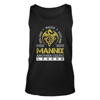 Ireland Wales Scotland Mannix Another Celtic Legend Name Shirts Men Women Tank Top Graphic Print Unisex - Thegiftio UK