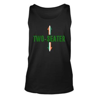 Irish Flag Two Seater Party-Trashy Adult Humor St Patricks Unisex Tank Top - Seseable