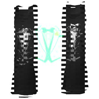 Irish Formal Tuxedo St Patricks Day Unisex Tank Top - Seseable