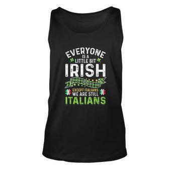 Irish Italian St Patricks Day Shamrock Italian Flag Gift Men Women Tank Top Graphic Print Unisex - Thegiftio UK