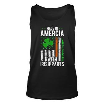 Irish Made In America Ireland Irish Proud Unisex Tank Top - Seseable