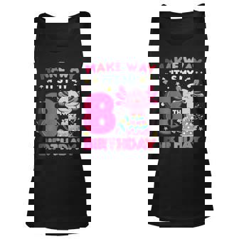 Make Way Its My 8Th Birthday Cute Axolotl 8Th Birthday Girl Tank Top | Mazezy