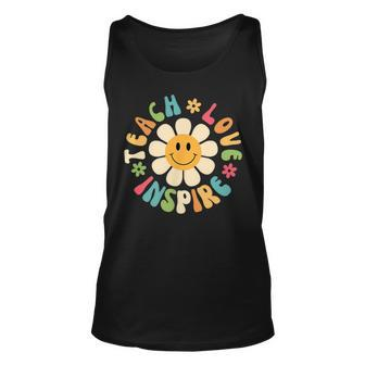 Its A Beautiful Day For Learning 2 Sided Teacher Life Book Unisex Tank Top | Mazezy