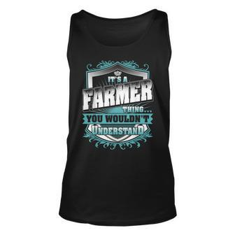 Its A Farmer Thing You Wouldnt Understand Classic Unisex Tank Top - Seseable
