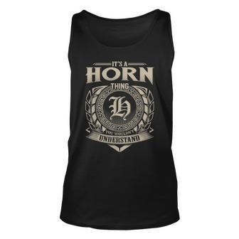 Its A Horn Thing You Wouldnt Understand Name Vintage Unisex Tank Top - Seseable
