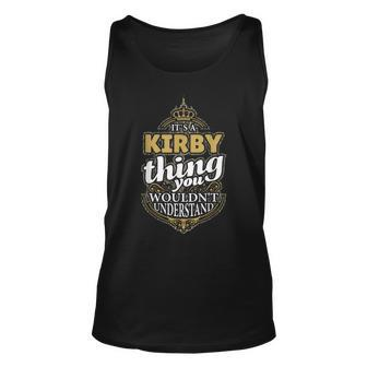 Its A Kirby Thing You Wouldnt Understand V4 Unisex Tank Top - Seseable