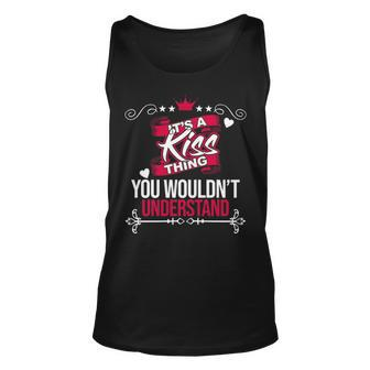 Its A Kiss Thing You Wouldnt Understand Kiss For Kiss Unisex Tank Top - Seseable