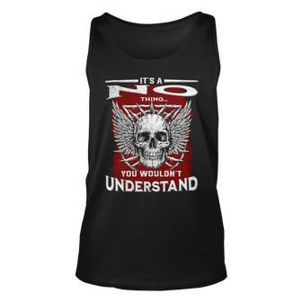 Its A No Thing You Wouldnt Understandno Last Name Unisex Tank Top - Seseable