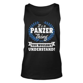 Its A Panzer Thing You Wouldnt Understand Panzer For Panzer A Unisex Tank Top - Seseable