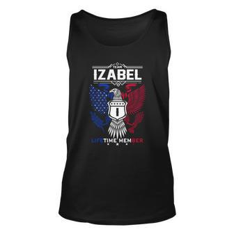 Izabel Name - Izabel Eagle Lifetime Member Unisex Tank Top - Seseable