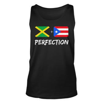 Jamaican Plus Puerto Rican Perfection Mix Gift Unisex Tank Top - Seseable