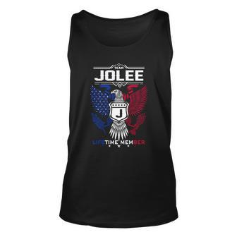 Jolee Name - Jolee Eagle Lifetime Member G Unisex Tank Top - Seseable