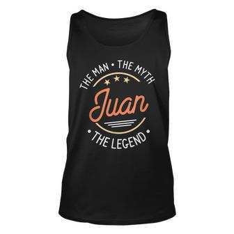 Juan Der Mann Der Mythos Die Legende Tank Top - Seseable