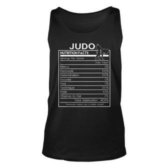 Judo Nutrition Facts Sarkastisches Judo Girl Tank Top - Seseable