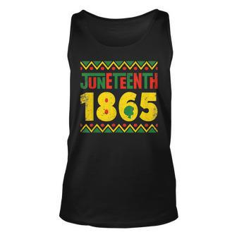 Junenth 1865 Freedom Day African Black History Month Blm Unisex Tank Top - Seseable