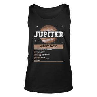 Jupiter Facts - Jupiter Planet Space Lover Unisex Tank Top | Mazezy