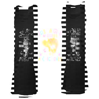 Just A Girl Who Loves Arctic Foxes Cute Fox Men Women Tank Top Graphic Print Unisex - Thegiftio UK
