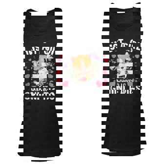 Just A Girl Who Loves Guinea Pigs Cute Guinea Pig Unisex Tank Top | Mazezy