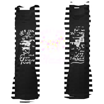 Just A Girl Who Loves Horses Horse Riding Gifts Men Women Tank Top Graphic Print Unisex - Thegiftio