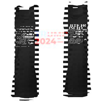 Justice For Trump Donald Trump 2024 Unisex Tank Top | Mazezy