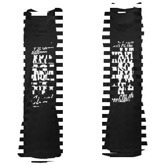 Karate I Didnt Choose Mom Life T-Shirt Men Women Tank Top Graphic Print Unisex - Thegiftio UK