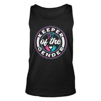Keeper Of The Gender Gender Reveal Party Pregnancy Unisex Tank Top | Mazezy