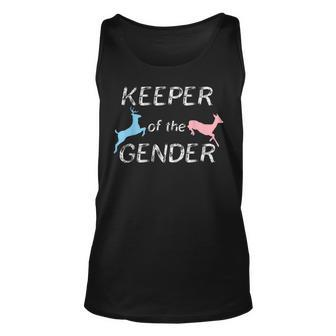 Keeper Of The Gender Reveal Buck Or Doe Party Idea Unisex Tank Top | Mazezy