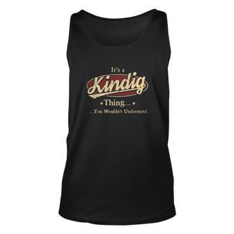 Kindig Last Name Kindig Family Name Crest Unisex Tank Top - Seseable