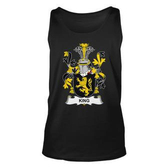 King Coat Of Arms Family Crest Unisex Tank Top - Seseable