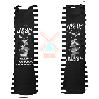 Kingsday T Shirt Amsterdam Koningsdag Kings Day Netherlands Unisex Tank Top | Mazezy