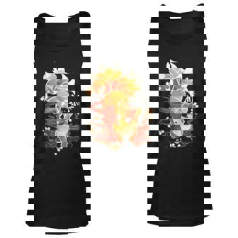 Kitsune Fox Animal Cute Japanese Anime Kawaii Fox Unisex Tank Top | Mazezy