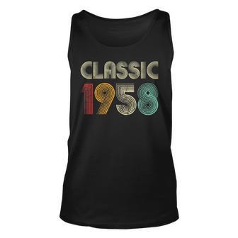 Klassisch 1958 Vintage 65 Geburtstag Geschenk Classic Tank Top - Seseable