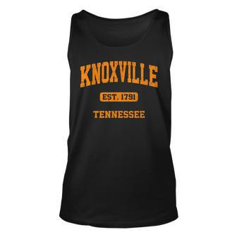 Knoxville Tennessee Tn Vintage State Athletic Style Unisex Tank Top - Seseable