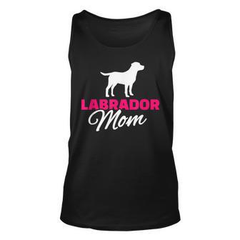 Labrador Mom Unisex TankTop mit Hunde-Silhouette, Ideal für Hundefreundinnen - Seseable