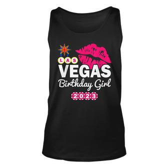 Las Vegas Girls Trip 2023 Cruise Trip Matching Birthday Girl Tank Top | Mazezy