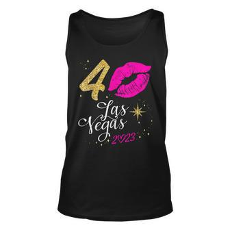 Las Vegas Girls Trip 2023 Vegas 40Th Birthday Squad Unisex Tank Top | Mazezy