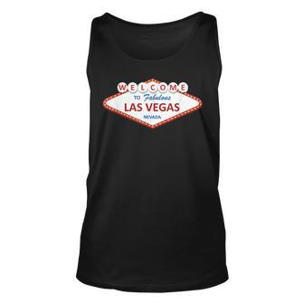 Las Vegas Sign - Nevada - Aesthetic Design - Classic Unisex Tank Top | Mazezy