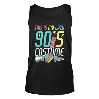 This Is My Lazy 90S Costume Retro 1990S Theme Party Nineties Tank Top | Mazezy