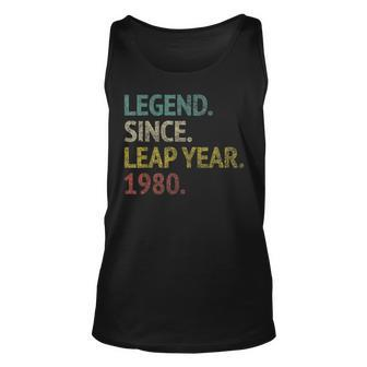 Leap Year Birthday Legend Since Leap Year 1980 Unisex Tank Top - Seseable