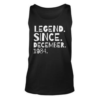 Legend Since December 1984 Geburtstag Jungen Mädchen Tank Top - Seseable