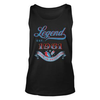 Legend Est 1961 Work In Progress Geburtstag Nur Rückseite Tank Top - Seseable