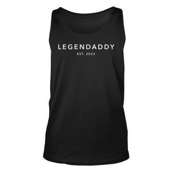 Legendaddy Est. 2022 Herren Unisex TankTop in Schwarz, Vatertag Design - Seseable