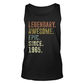 Legendary Awesome Epic Since Vintage 1965 57Th Birthday Unisex Tank Top - Seseable