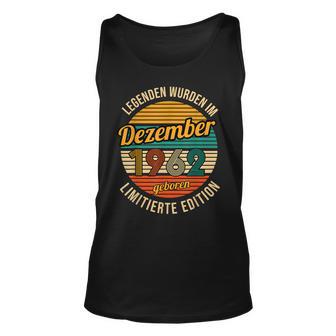 Legenden Sind Im Dezember 1962 Geboren 60Geburtstag Mann Tank Top - Seseable